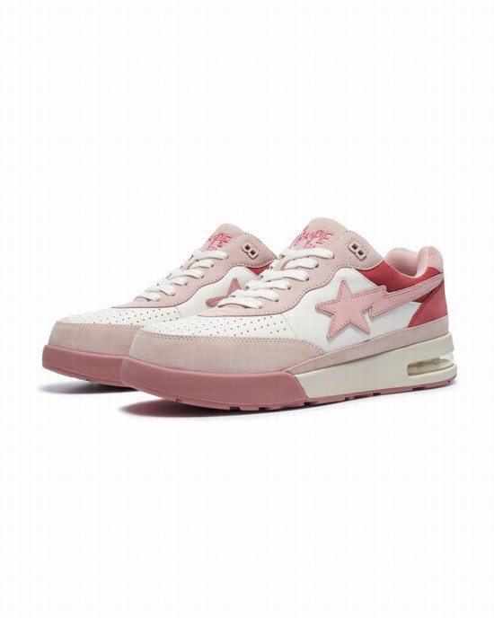 Baskets Bape Route STA #3 M2 Homme Rose | PJCLY3570