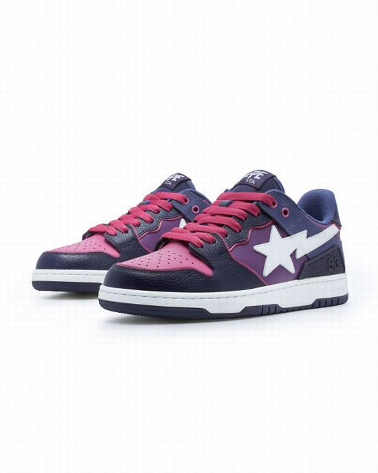 Baskets Bape SK8 STA #2 Femme Violette | KBELR1920