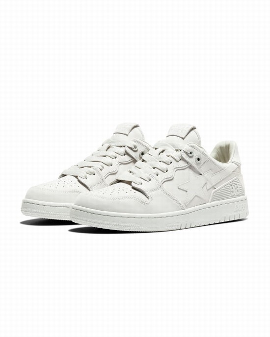 Baskets Bape SK8 STA Homme Grise Clair | KJMCH5129