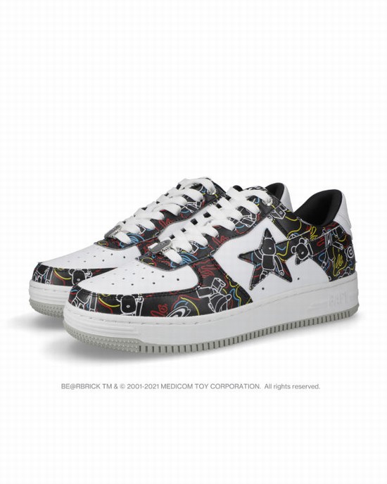 Baskets Bape STA X Medicom Toy Be@R Camo M1 Homme Noir | JWIOX7163