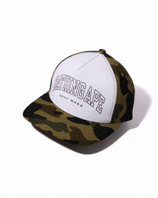 Casquettes Bape 1st Camo Homme Vert | SQCTU3682