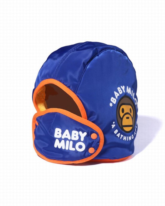 Casquettes Bape Milo Racing Enfant Bleu | HWDNP2176