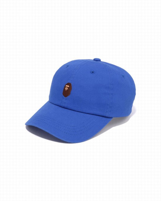 Casquettes Bape One Point Panel Homme Bleu Royal Bleu | ITUOQ6349