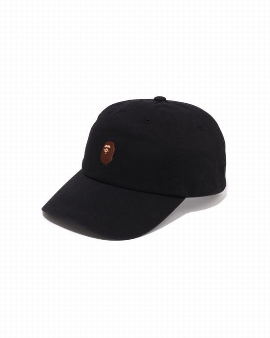 Casquettes Bape One Point Panel Homme Noir | ICHVU2738