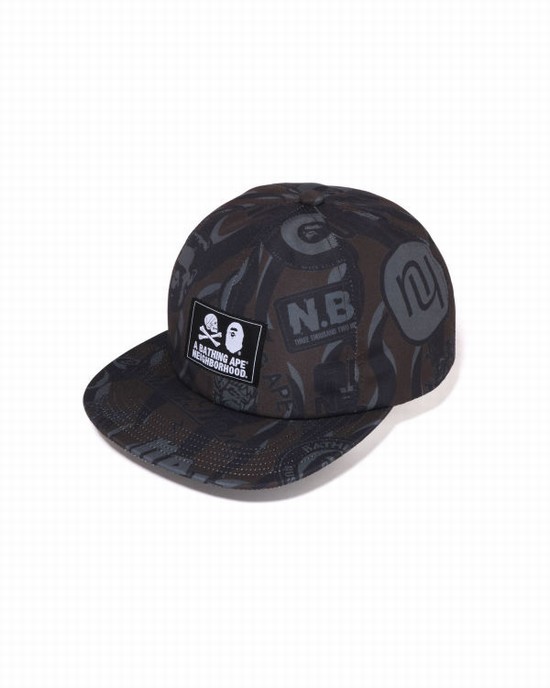 Casquettes Bape X NBHD Homme Noir | WHXJP4531