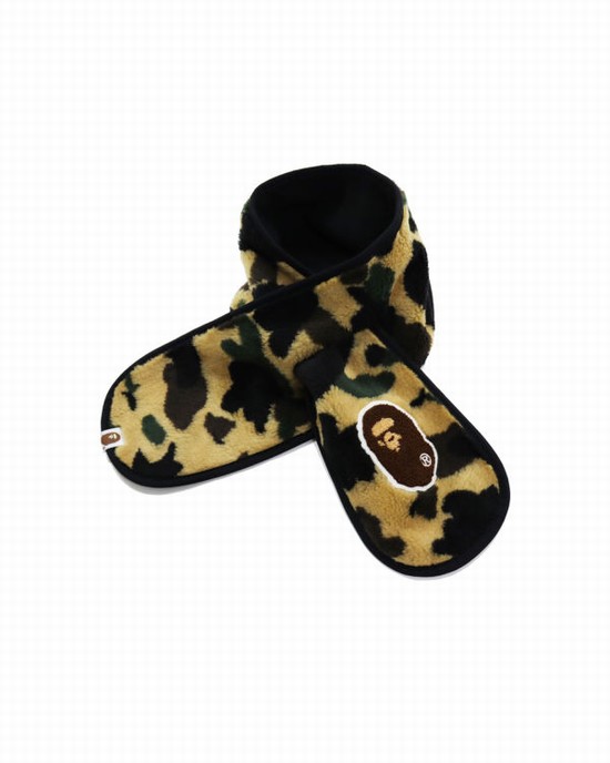 Echarpes Bape 1st Camo BOA Ape Head Enfant Kaki | DPQLZ0438