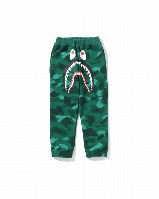 Jogging Bape Color Camo Shark Enfant Turquoise | GCHRX8954