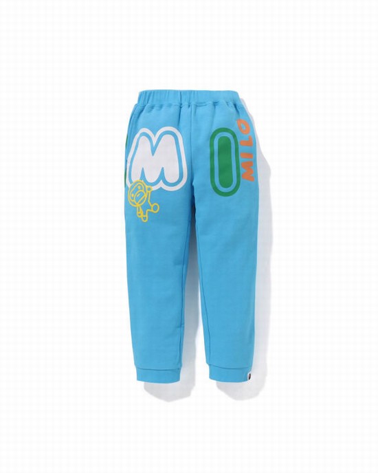 Jogging Bape Milo Font Enfant Bleu | DQSNI3084