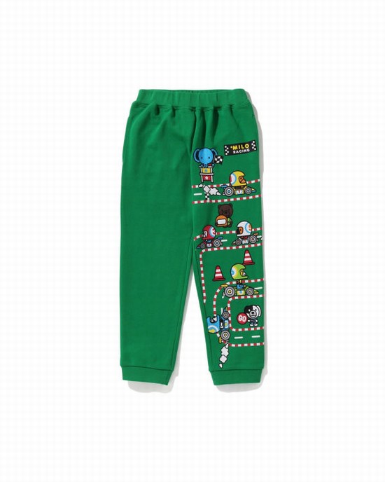 Jogging Bape Milo Racing Friends Enfant Paon Vert | QEADJ2897