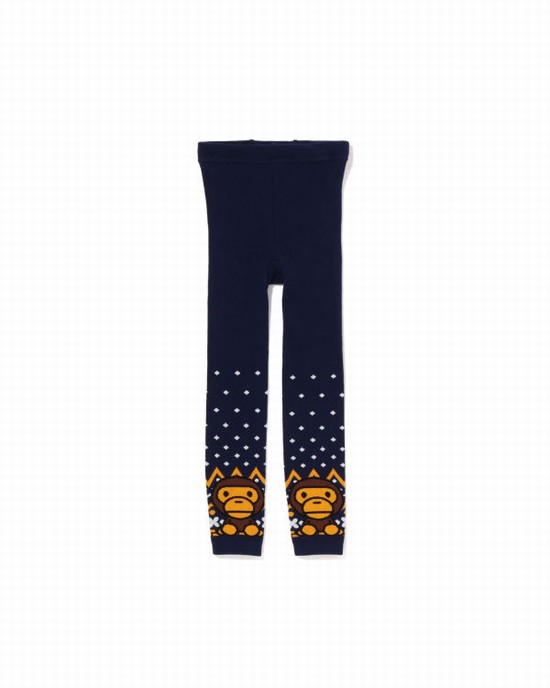 Leggings Bape Milo Nordic Enfant Bleu Marine Bleu | CVRMY2495