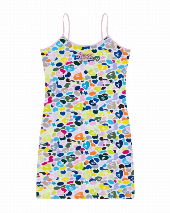 Peignoir Bape Logo print Femme Multicolore | HNODE8014