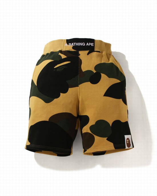 Shorts Bape Giant 1st Camo Larges Fit Homme Kaki | KTYRI8431