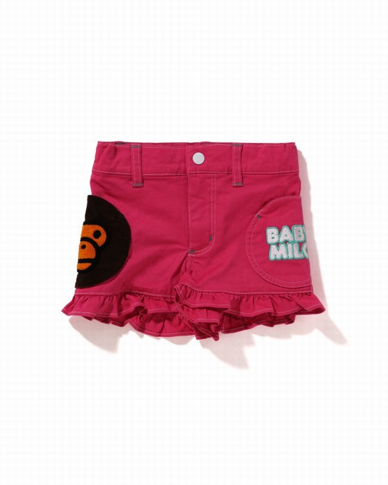 Shorts Bape Milo Pocket Fill Enfant Rose | QFNDX2908