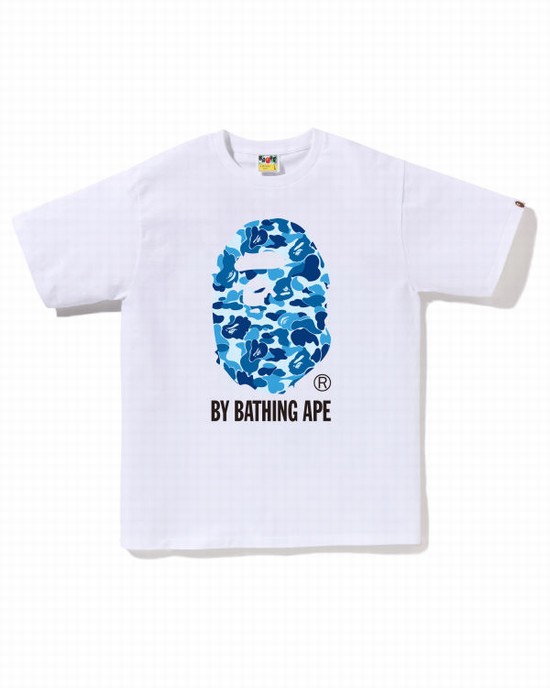 T Shirts Bape ABC Camo By Bathing Ape Homme Blanche | IYMWK6741