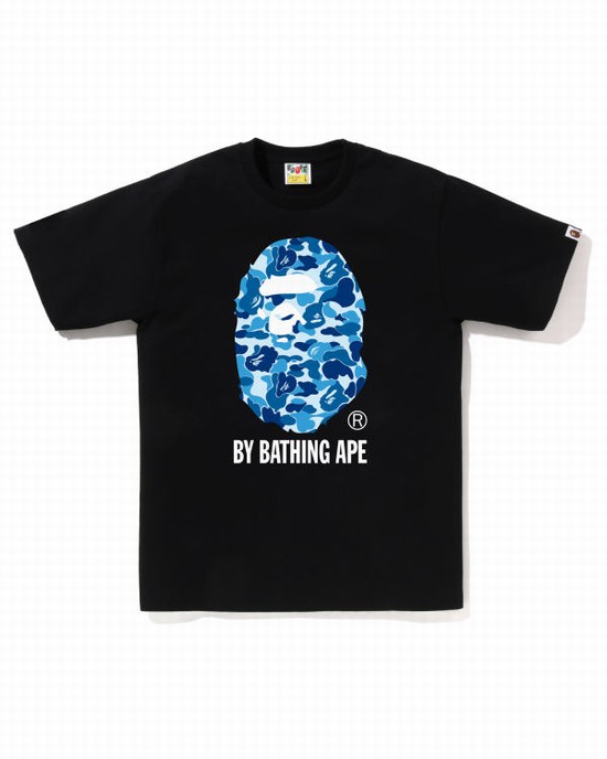 T Shirts Bape ABC Camo By Bathing Ape Homme Noir | WIVLQ7956