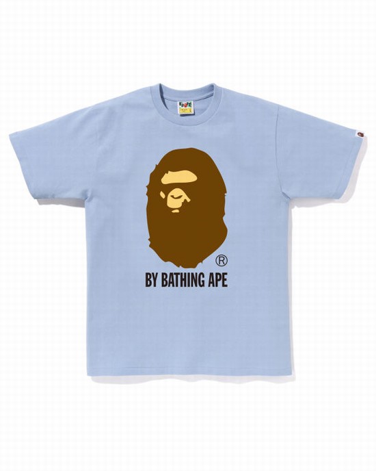 T Shirts Bape By Bathing Ape Homme Bleu | KXGLW6940