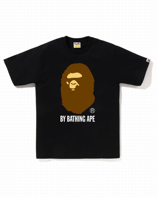 T Shirts Bape By Bathing Ape Homme Noir | ZLFCV1038