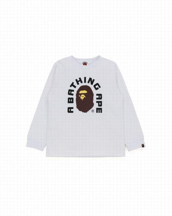 T Shirts Bape College 2020 Enfant Blanche | DJAXG8604