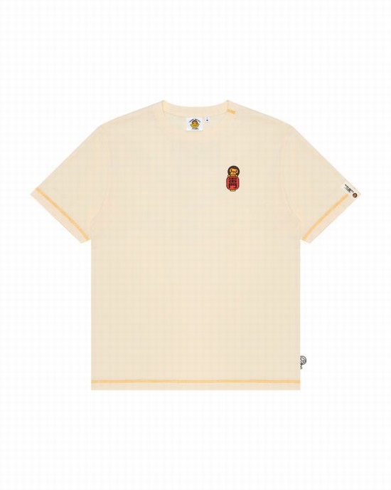 T Shirts Bape Milo Homme Blanche | KHWAN8097