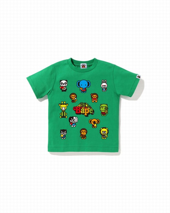 T Shirts Bape Milo Mixed Fruit #1 Enfant Turquoise | SZTBD1950