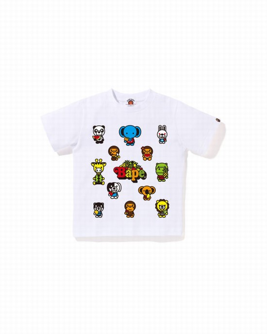 T Shirts Bape Milo Mixed Fruit #1 Enfant Blanche | ZPRBY2603