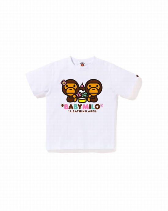 T Shirts Bape Milo Mixed Fruit Milo & Lisa Enfant Blanche | UWETY5912