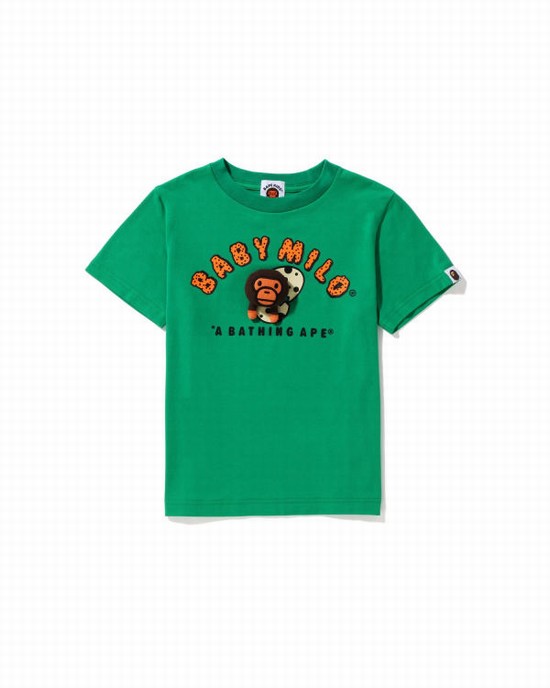 T Shirts Bape Milo Plush Doll In An Egg Enfant Turquoise | MKBPR8367