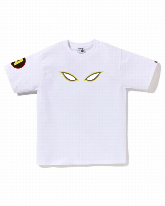 T Shirts Bape Shadow Homme Blanche | NLVTZ6351