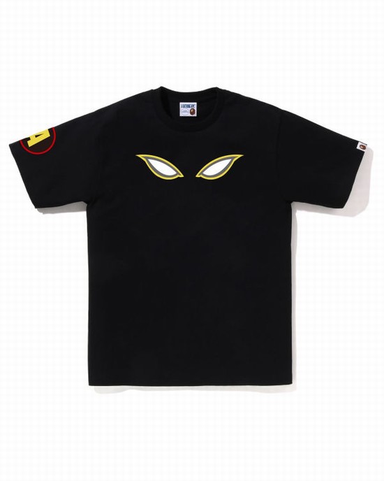 T Shirts Bape Shadow Homme Noir | DSRWE7812