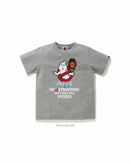 T Shirts Bape X Ghostbusters Milo Enfant Grise | HFPJR1960