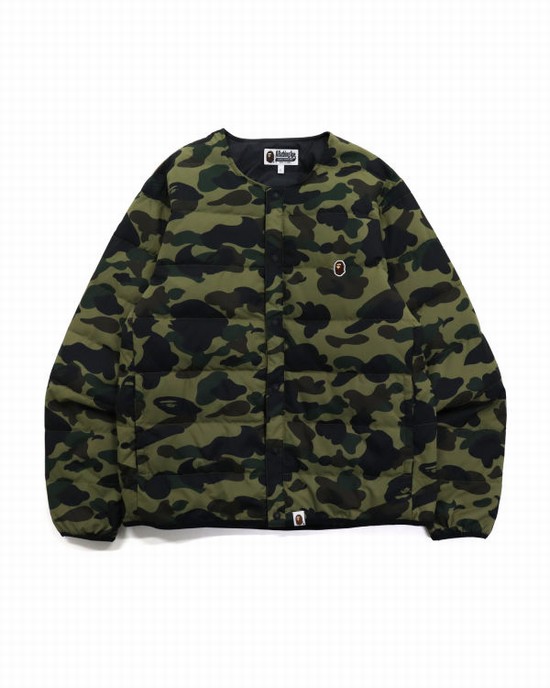 Vestes Décontractées Bape 1st Camo Light Weight Homme Vert | HIOWM9017