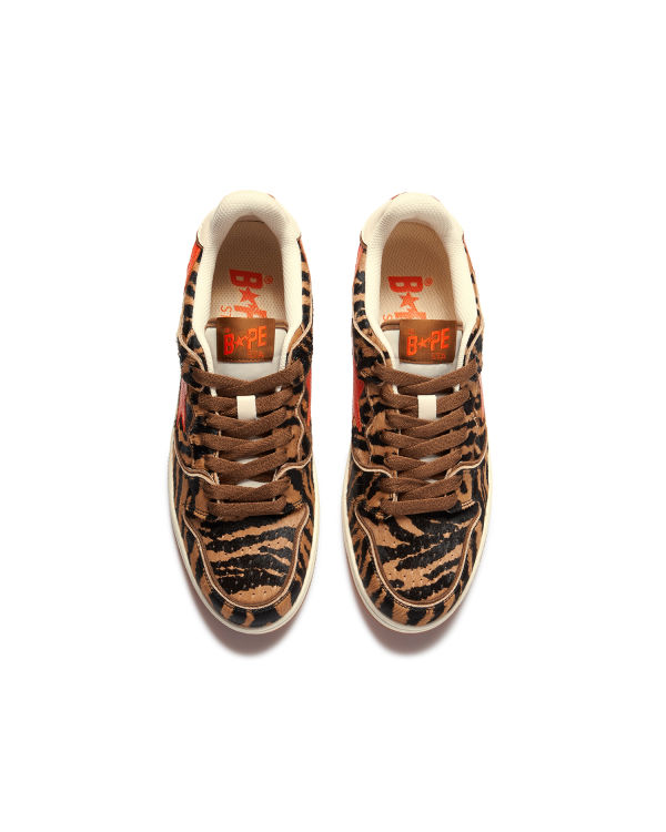 Baskets Bape CNY SK8 Sta M2 Femme Marron | QJROB7201