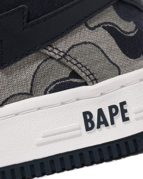 Baskets Bape Cookie Camo 2 STA Femme Bleu Marine Bleu | WIYQK4876