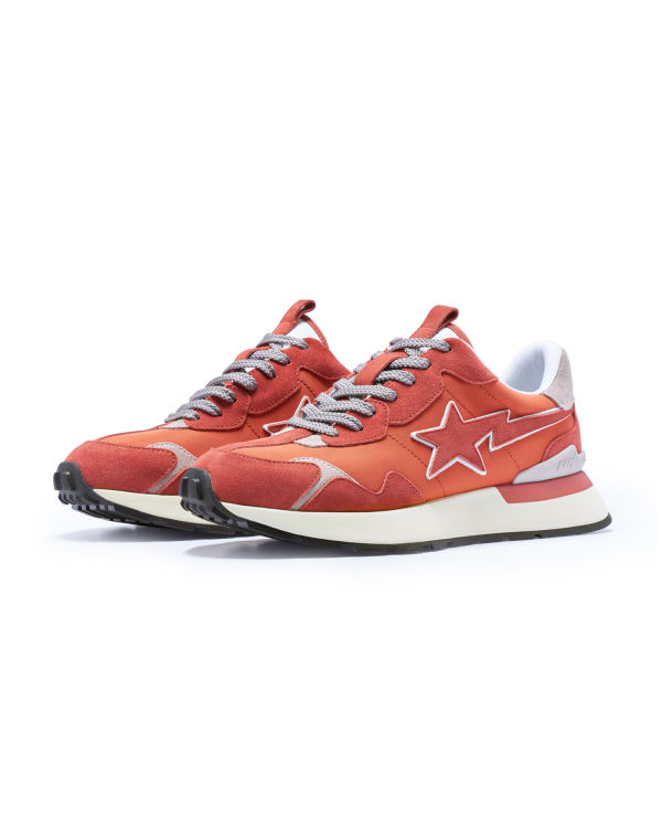 Baskets Bape Route STA Express #3 Femme Orange | HXNZO5420