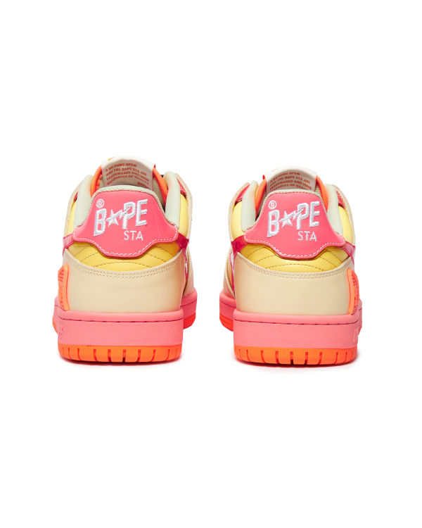 Baskets Bape SK8 STA #1 Femme Orange | ETPFU7845