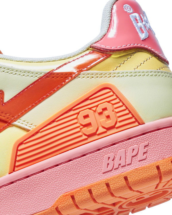 Baskets Bape SK8 STA #1 Femme Orange | ETPFU7845