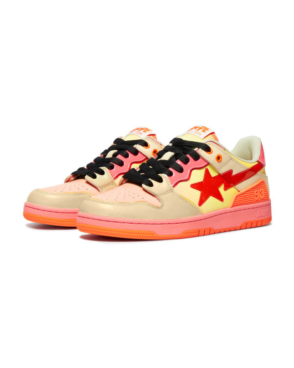 Baskets Bape SK8 STA #1 Femme Orange | ETPFU7845