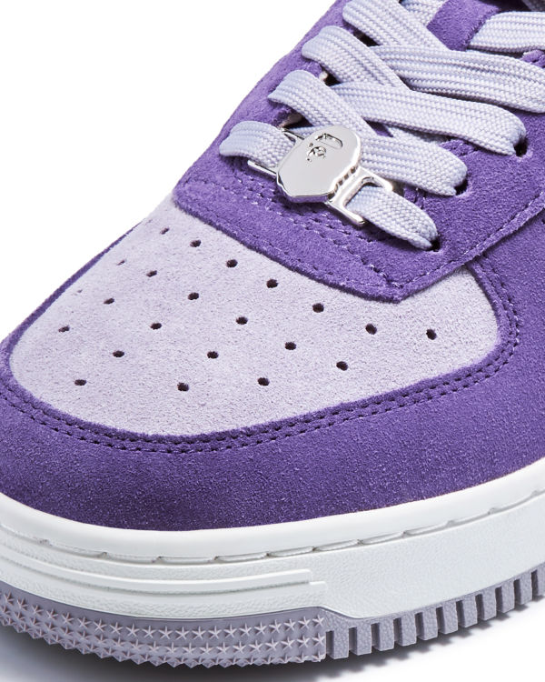 Baskets Bape STA #3 Femme Violette | NIVPR5067