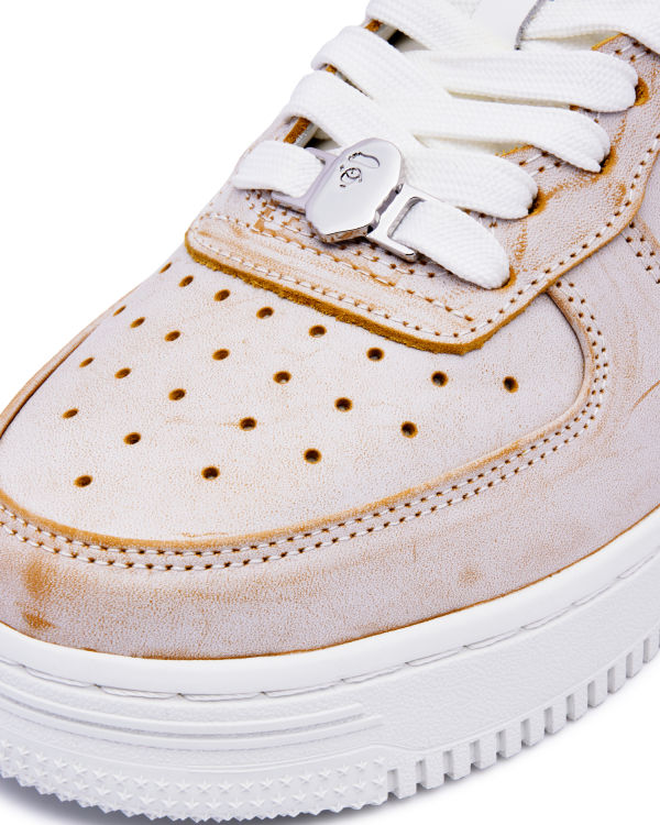 Baskets Bape STA #5 Femme Beige | NTDEZ4259