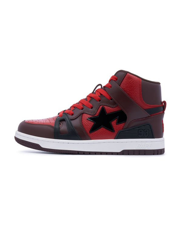 Baskets Bape STA 93 HI Homme Rose Clair | CSXMJ6150