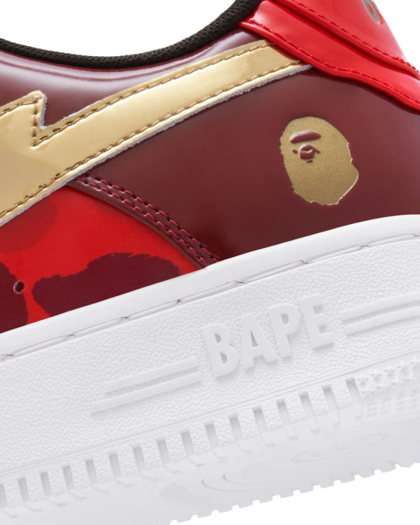 Baskets Bape STA CNY Project Femme Rouge Clair | ACQPH0458