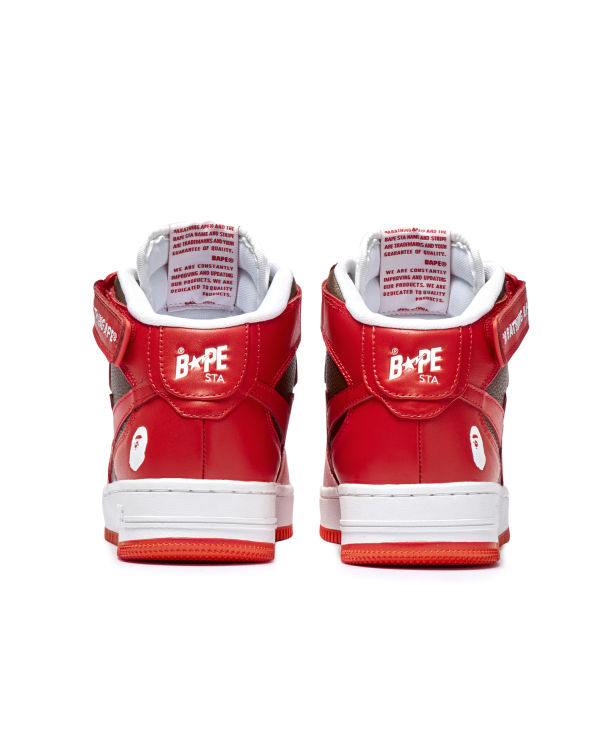 Baskets Bape STA MI #2 M2 Homme Rouge Clair | BZQNA8502