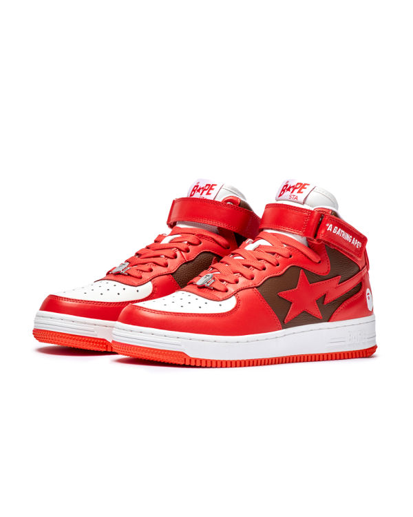 Baskets Bape STA MI #2 M2 Homme Rouge Clair | BZQNA8502