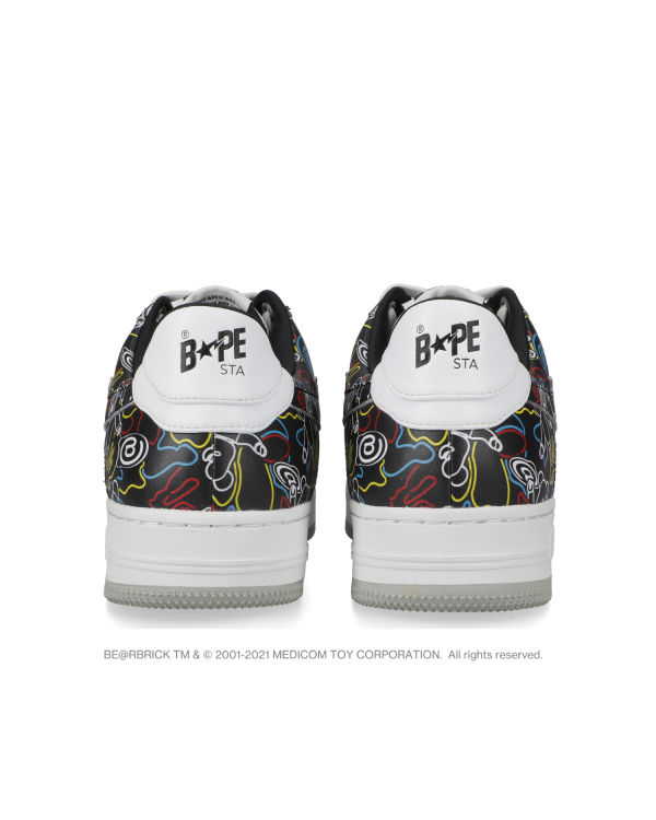 Baskets Bape STA X Medicom Toy Be@R Camo M1 Homme Noir | JWIOX7163