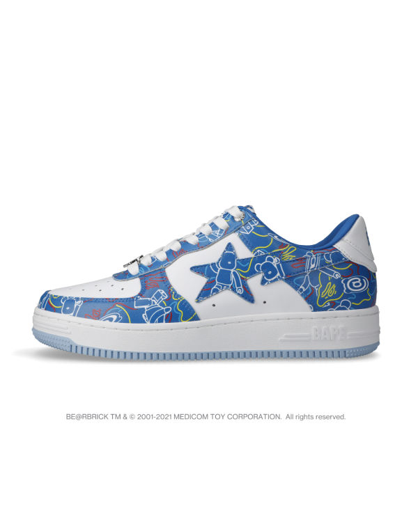 Baskets Bape STA X Medicom Toy Be@R Camo M1 Homme Bleu Clair | XKFPI2850