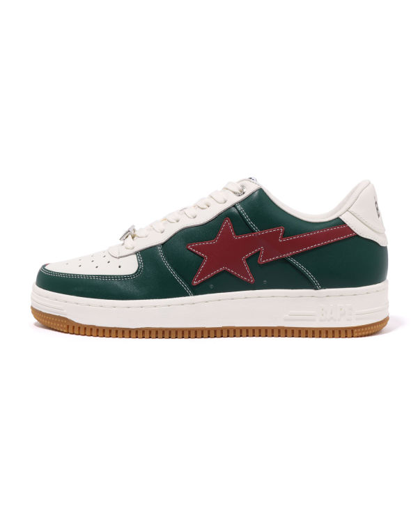 Baskets Bape X END. STA M1 Homme Blanche Vert Rouge | ZDLRS7428