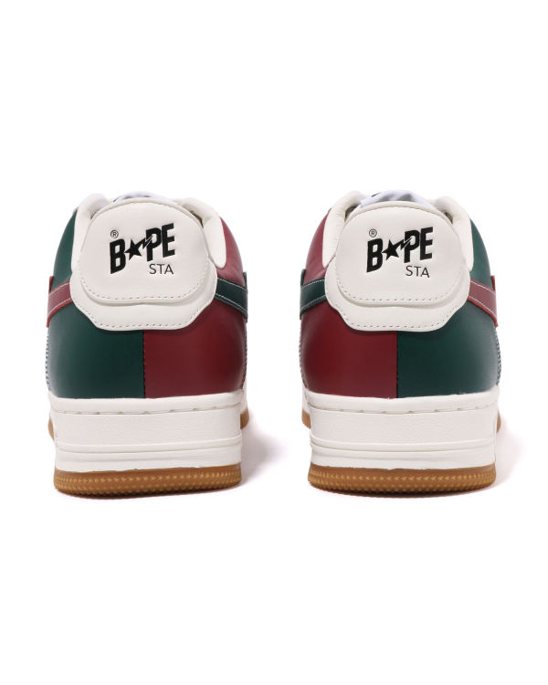 Baskets Bape X END. STA M1 Homme Blanche Vert Rouge | ZDLRS7428