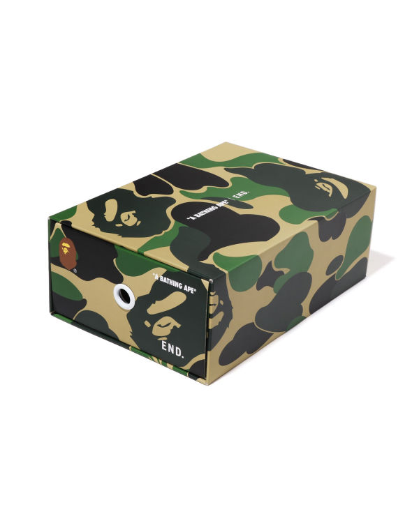 Baskets Bape X END. STA M1 Homme Blanche Vert Rouge | ZDLRS7428