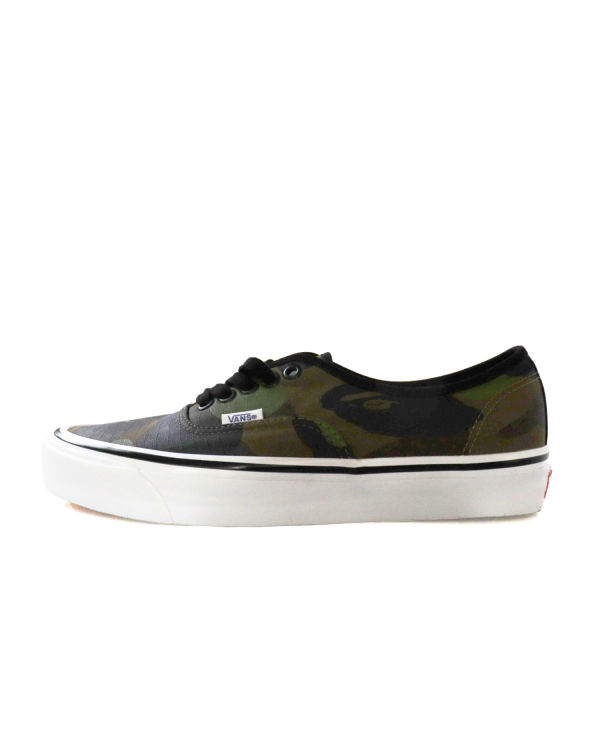 Baskets Bape X Vans 1st Camo Authentic Homme Vert | YKVEO7586