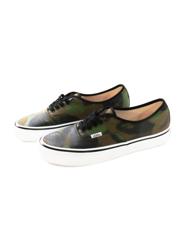 Baskets Bape X Vans 1st Camo Authentic Homme Vert | YKVEO7586